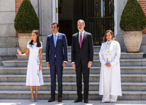 تقویت روابط دوجانبه؛ محور رایزنی امیر قطر و پادشاه اسپانیا