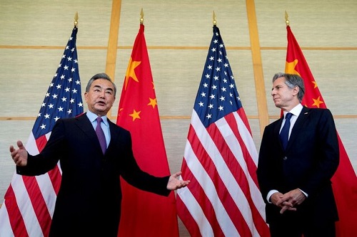 دیدار رو در روی وزیران خارجه آمریکا و چین