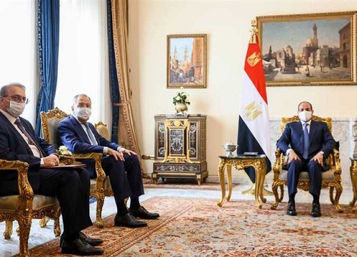 دیدارهای لاوروف با رئیس جمهور و وزیر خارجه مصر