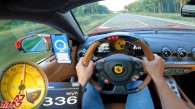 ویدیویی از نمایش سرعت فراری F12 در اتوبان