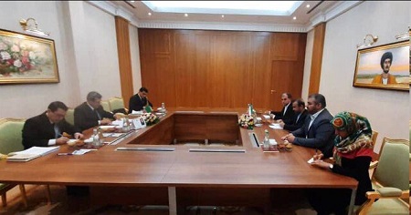 دیدار معاون وزیر خارجه با وزیر خارجه ترکمنستان