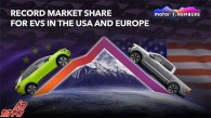 رکورد سهم بازار خودروهای الکتریکی در ایالات متحده و اروپا