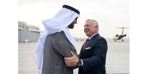 مذاکرات رئیس امارات و پادشاه اردن درباره روابط دوجانبه