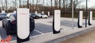 اولین غرفه های سوپرشارژر V4 تسلا در هلند اکنون باز است