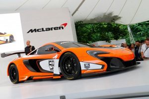 رونمایی خودروی مسابقه جدید مک لارن