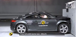 چهار ستاره ایمنی به آئودی TT کوپه 2015 اعطا شد