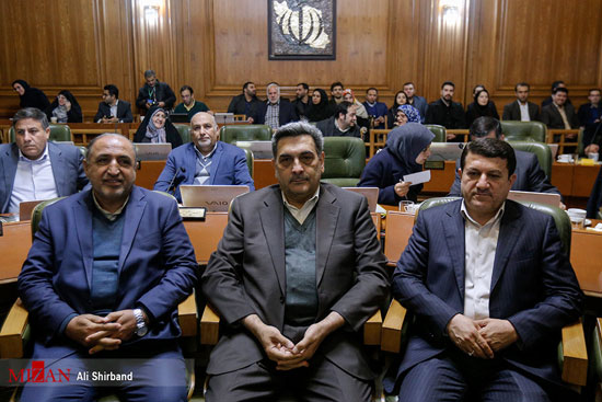 مراسم ادای سوگند حناچی شهردار تهران