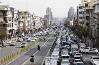 وضعیت ترافیک معابر تهران در روز دوشنبه