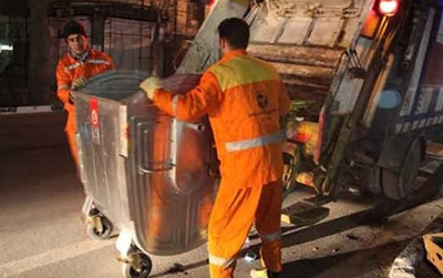مخازن فلزی زباله از معابر تهران می روند