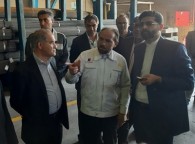 بازدید معاون وزیر صنعت از شركت فنرسازی زر گلپایگان