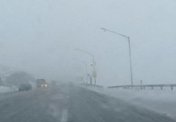 مه غلیظ در گردنه قوشچی