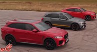 مقایسه بی ام و X4 M و مرسدسGLC 63 S و جگوارF-Pace SVR شاسی بلند