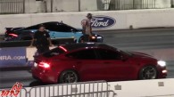 مسابقه درگ تسلا مدل S پلید و شورولت کوروت 720S