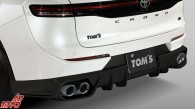 تویوتا کرون مدل 2023 اگزوز چهارگانه و بال عقب را از تیونر دریافت می کند