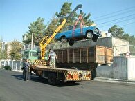 جمع آوری خودرو‌های اوراقی در منطقه ۱۴ تهران