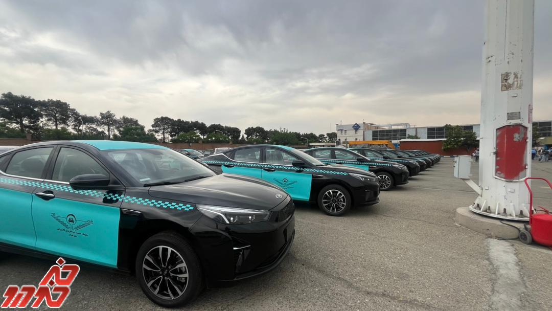 ورود ١٠٠٠ دستگاه تاكسي برقي كرمان موتور به ناوگان حمل و نقل عمومي پایتخت + تصاویر