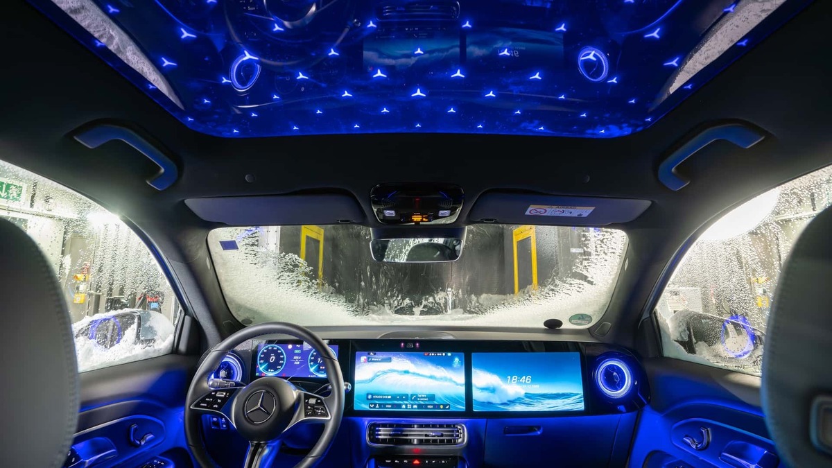 مدل جدید مرسدس GLB با سه نمایشگر، هفت صندلی و فناوری‌های لوکس معرفی شد